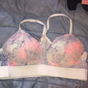 VS Pink Tie Dye Bra